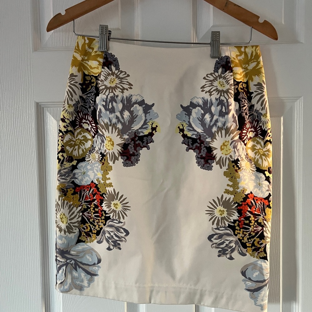 Floral Print Skirt - Multicolor